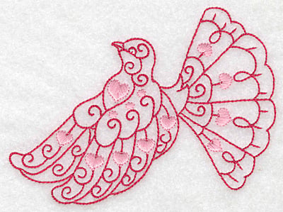 Embroidery Design: Love bird 2 large<br> 4.99w X 3.85h