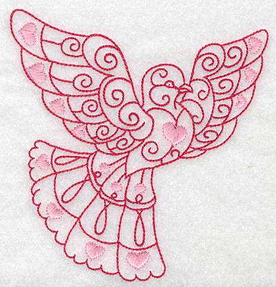 Embroidery Design: Love bird 3 large<br>4.83w X 4.96h