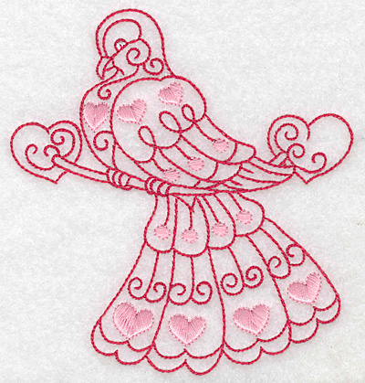 Embroidery Design: Love bird 4 large<br> 4.63w X 4.97h