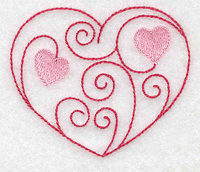 Embroidery Design: Heart of hearts<br> 3.01w X 2.53h
