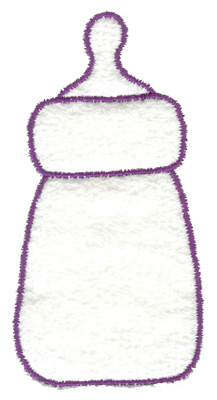 Embroidery Design: Baby bottle outline large<br> 2.03w X 4.01h