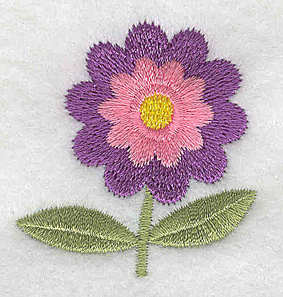 Embroidery Design: Flower<br> 1.75w X 1.84h