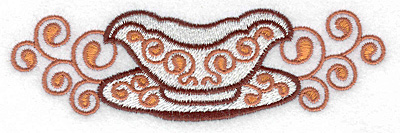Embroidery Design: Creamer large<br> 4.98w X 1.51h