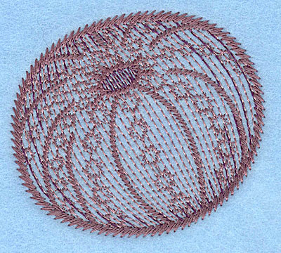 Embroidery Design: Sea urchin <br> 2.53"h x 2.81"w