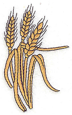 Embroidery Design: Wheat<br> 2.02w X 3.29h