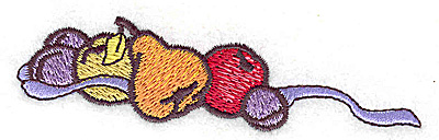 Embroidery Design: Fruit<br> 3.89w X 1.04h