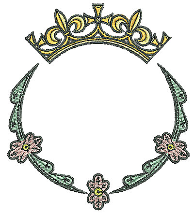 Embroidery Design: Tudor circle design<br> 4.72w X 5.40h