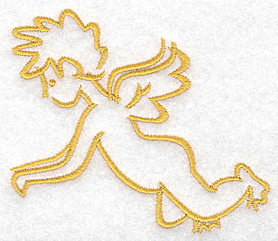 Embroidery Design: Cupid<br> 3.47w X 2.89h