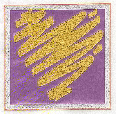 Embroidery Design: Valentine applique heart stylized large <br> 4.96w X 4.96h