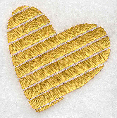 Embroidery Design: Heart<br> 2.47w X 2.57h
