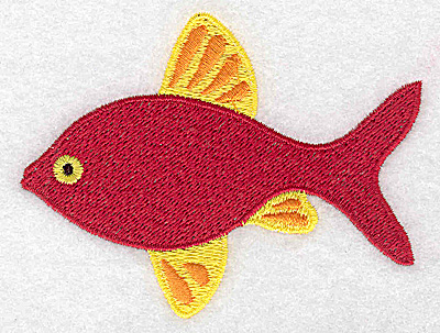 Embroidery Design: Fish<br> 3.80w X 2.88h