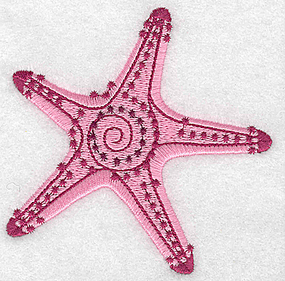 Embroidery Design: Starfish<br> 3.87w X 3.85h