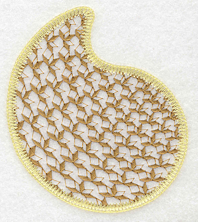 Embroidery Design: Paisley large<br> 3.99w X 4.54h