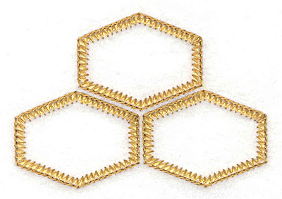 Embroidery Design: Honeycomb B<br> 3.09w X 2.15h