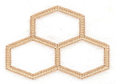 Embroidery Design: Honeycomb C<br> 3.29w X 2.37h