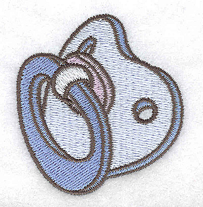 Embroidery Design: Pacifier boy large<br> 2.28w X 2.47h