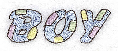 Embroidery Design: Boy<br> 2.45w X 0.81h