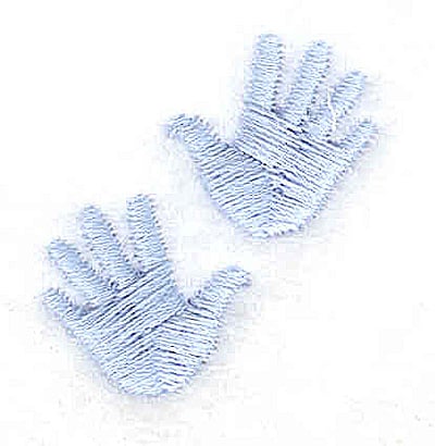 Embroidery Design: Handprint boy<br> 1.10w X 1.14h