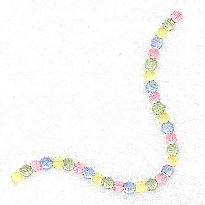Embroidery Design: Beads<br> 2.76w X 3.07h