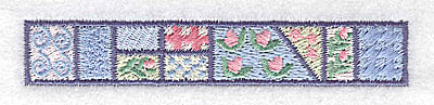 Embroidery Design: Decorative baby border<br> 3.86w X 0.67h