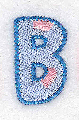 Embroidery Design: B small<br> 0.74w X 1.27h