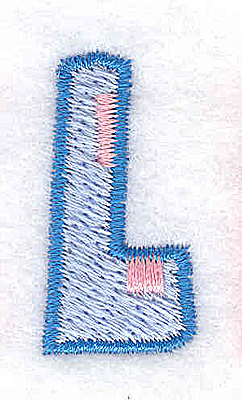 Embroidery Design: L small<br> 0.64w X 1.26h