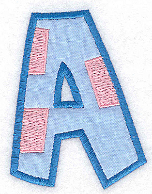 Embroidery Design: A applique large<br> 2.85w X 3.73h