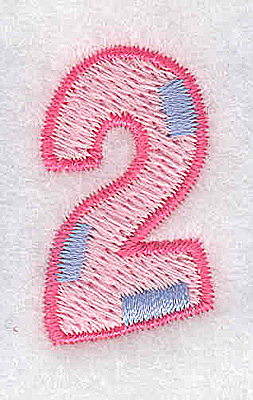 Embroidery Design: 2 small<br> 0.73w X 1.28h