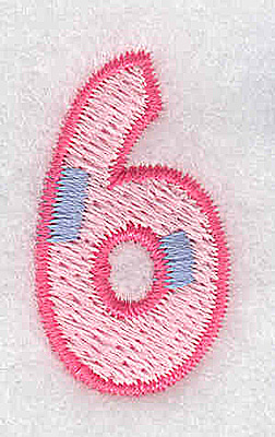 Embroidery Design: 6 small<br> 0.72w X 1.28h