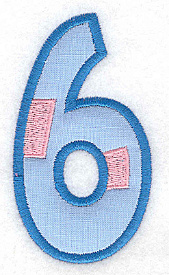 Embroidery Design: 6 applique large<br> 2.06w X 3.69h