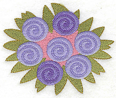 Embroidery Design: Wedding bouquet large<br> 3.73w X 3.11h