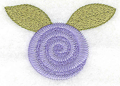 Embroidery Design: Rosebud lavender large<br> 2.73w X 1.90h