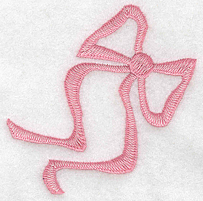 Embroidery Design: Ribbon large<br> 3.30w X 3.39h