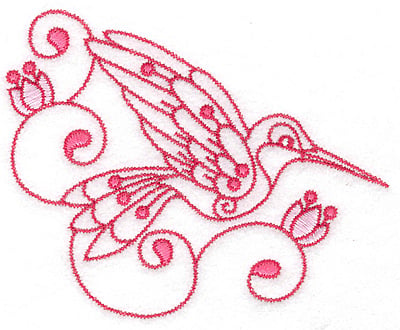 Embroidery Design: Hummingbird I large<br> 4.98w X 4.03h