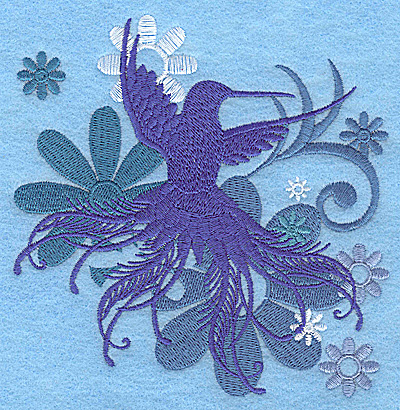 Embroidery Design: Wings of Fantasy B large<br> 4.86w X 4.95h