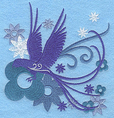 Embroidery Design: Wings of Fantasy C large<br> 4.62w X 4.96h