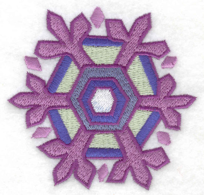 Embroidery Design: Snowflake 4<br> 3.41w X 3.31h