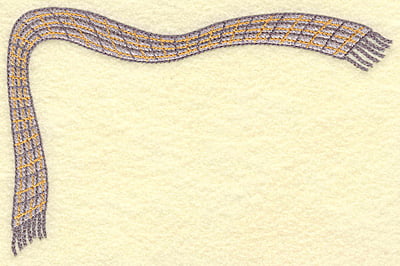 Embroidery Design: Corner scarf A large<br> 6.76w X 4.54h