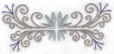 Embroidery Design: Swirl design<br> 4.93w X 2.19h