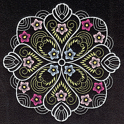 Embroidery Design: Quilt Design 3 large 6.96w X 6.96j