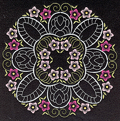 Embroidery Design: Quilt Design 6 large 6.97w X 6.97h