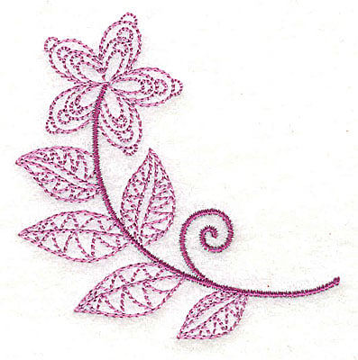 Embroidery Design: Whimsical Flower 8<br> 2.97w X 3.04h | Embroidery Legacy Embroidery Design: Whimsical Flower 8<br> 2.97w X 3.04h