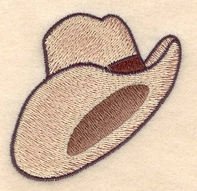 Embroidery Design: Cowboy hat<br> 2.83w X 2.60h