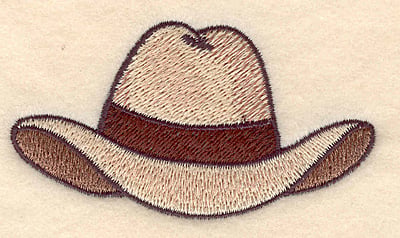 Embroidery Design: Cowboy hat<br> 3.49w X 1.95h