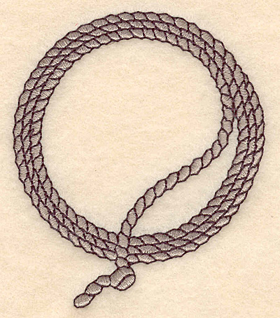 Embroidery Design: Lasso<br>2.71w X 3.19h