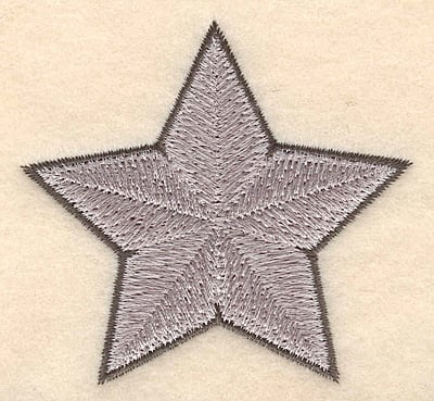 Embroidery Design: Sheriff's badge <br> 2.87w X 2.65h