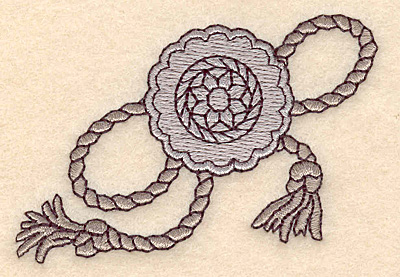 Embroidery Design: Belt buckle and rope<br> 3.04w X 2.01h