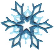 Embroidery Design: Elegant Snowflake<br>2.49" x 2.20"