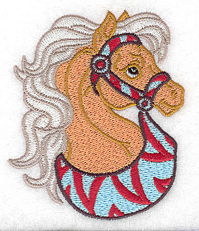 Embroidery Design: Carousel Horse 1<br> 2.98w X 3.52h