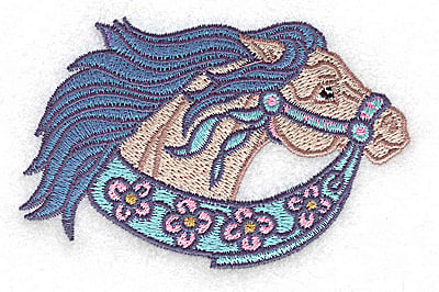 Embroidery Design: Carousel Horse 5<br> 3.83w X 2.45h